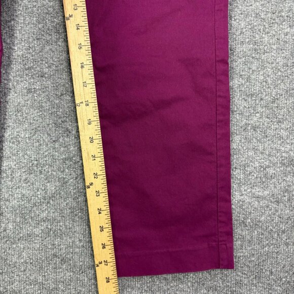 New Gap Womens Purple Slim Ankle Khaki Size 2 - Picture 5 of 12